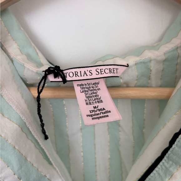 Victoria's Secret Mint and White Striped pajama set - Picture 2 of 5
